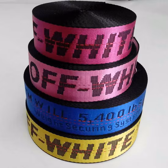 Высококачественная жаккардовая эластичная ткань с леопардовым принтом, нейлон, полиэстер, хлопок, лямки для одежды, 2 дюйма, 50 мм