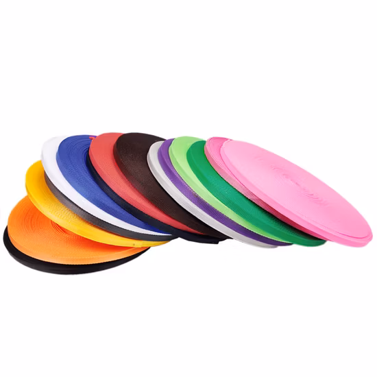 Красная поясная сумка из полипропиленовой холщовой ленты, полипропиленовая тесьма, швейные аксессуары полотняного переплетения, тесьма